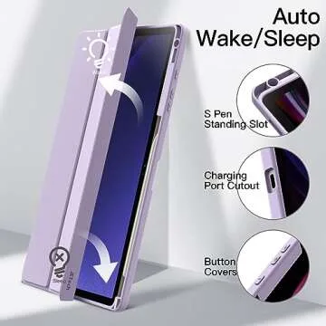 JETech Tablet Case for Samsung Galaxy Tab S10/S9 Plus