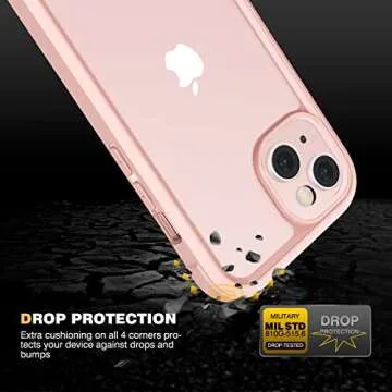 Diaclara Designed for iPhone 13 Full Body Rugged Case