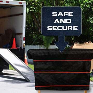 24 Pack Moving Blanket Rubber Bands - Extra Large Rubber Bands for Moving Blankets and Furniture - Variety of Sizes 26in, 30in & 42in - 24 Mover Bands Total - kitchentoolz