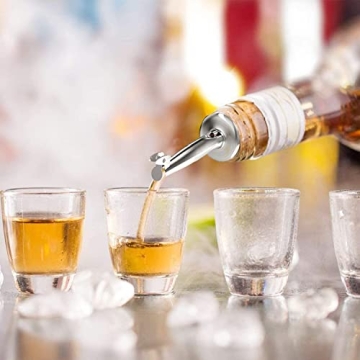 Durable 6 Pcs Pourers for Liquor, Oil, and Vinegar