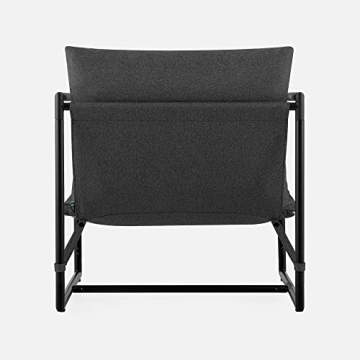 ZINUS Aidan Sling Accent Chair with Shredded Foam Cushioning
