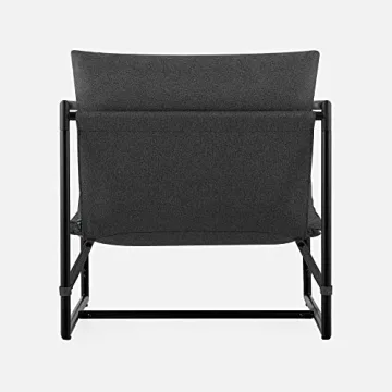 ZINUS Aidan Sling Accent Chair with Shredded Foam Cushioning