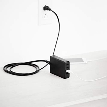 Amazon Basics 60W 5-Port Wall Charger for Fast Charging