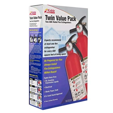 Kidde Multipurpose Fire Extinguishers - Home Safety Pack