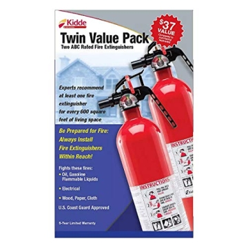Kidde Multipurpose Fire Extinguishers - Home Safety Pack