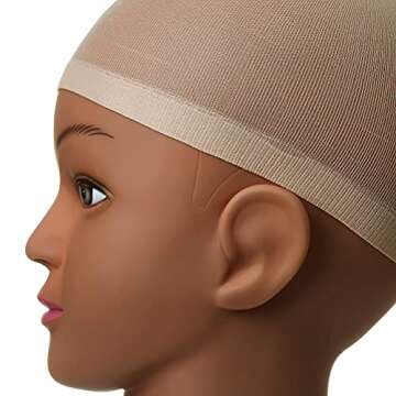 RED STOCKING WIG CAP - 200PCS Lightweight Comfortable Bulk