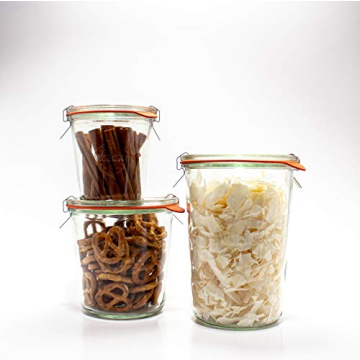 Weck Canning Jars set - Eco-Friendly Glass Food Storage