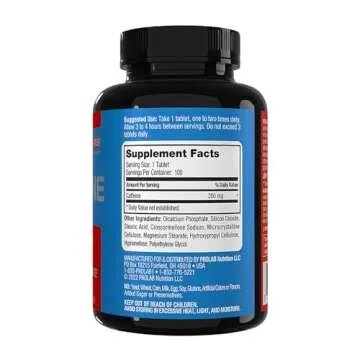 ProLab Caffeine Tablets 100 Count