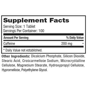 ProLab Caffeine Tablets 100 Count