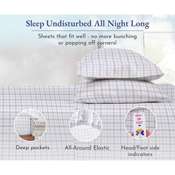 California Design Den Twin XL 400 Thread Count Cotton Sheets