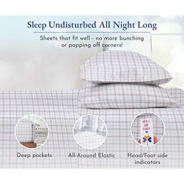 California Design Den Twin XL 400 Thread Count Cotton Sheets