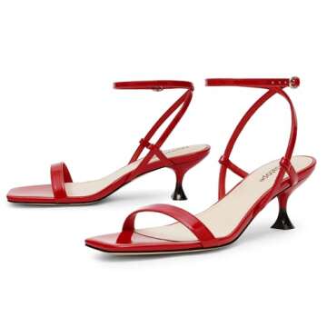 Stylish Modatope Red Kitten Heels for Women