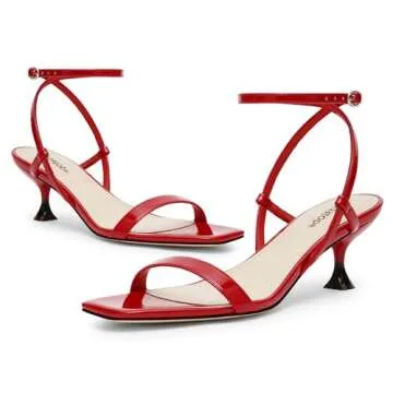 Stylish Modatope Red Kitten Heels for Women