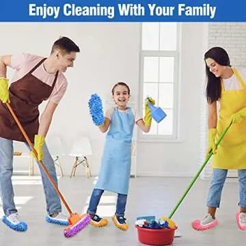 10Pcs Mop Slippers for Effortless Floor Cleaning