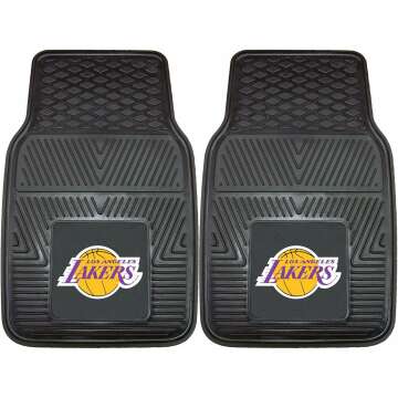 FANMATS NBA Unisex-Adult Heavy Duty Car Mat Set - 2 Piece Durable Protection