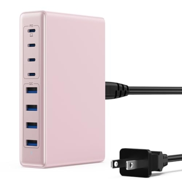 Super-Fast 200W GaN III USB C Charger - 8-Port with Quick Charge