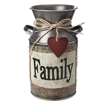 Rustic Decorative Metal Vase for Home Decor