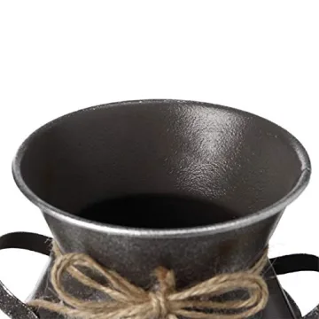 Rustic Decorative Metal Vase for Home Decor