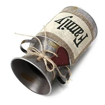 Rustic Decorative Metal Vase for Home Decor