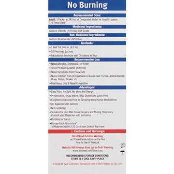 NeilMed Nasaflo Porcelain Neti Pot, 50 Count (packaging may vary)