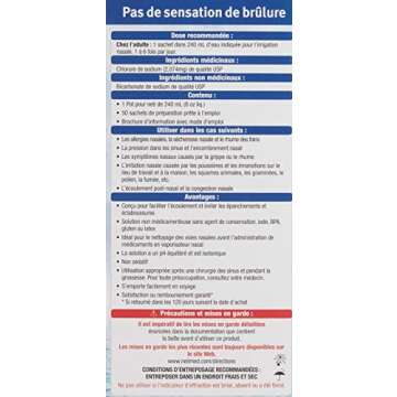 NeilMed Nasaflo Porcelain Neti Pot, 50 Count (packaging may vary)