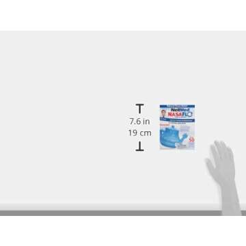 NeilMed Nasaflo Porcelain Neti Pot, 50 Count (packaging may vary)