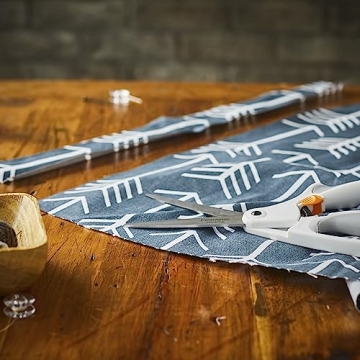 Fiskars Easy Action Scissors for Precise Cutting - Orange/White