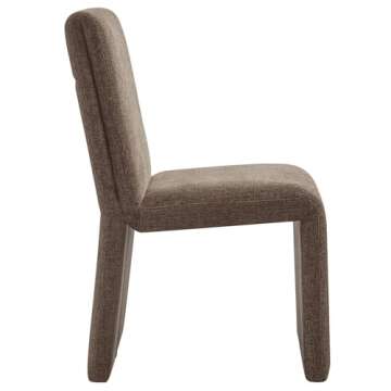 Modway Emory Fabric Slip Dining Chair - Mocha Upholstery