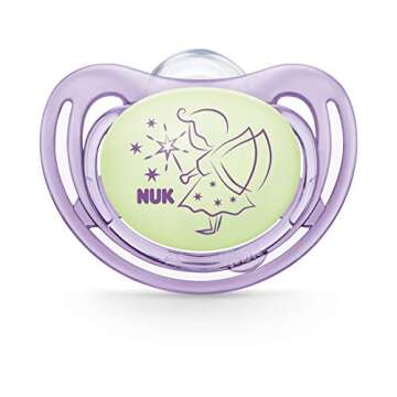 NUK Airflow Glow-in-the-Dark Pacifiers for Infants