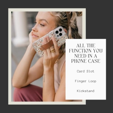 Walli iPhone 17 Pro Case - Trendy Wallet Phone Cover