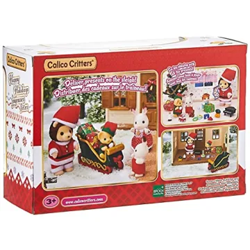 Calico Critters Mr. Lion's Winter Sleigh Set for Kids