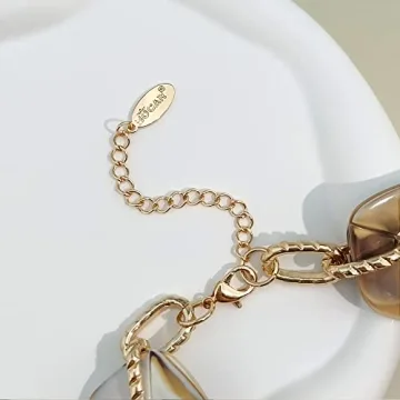 Bocar Chunky Acrylic Choker Necklace for Women