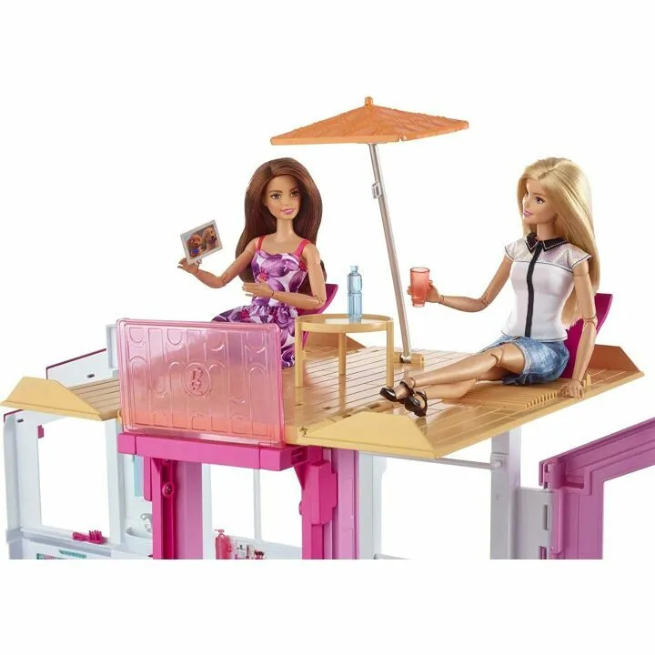 Barbie 3-Story Dollhouse with Accessories for Kids