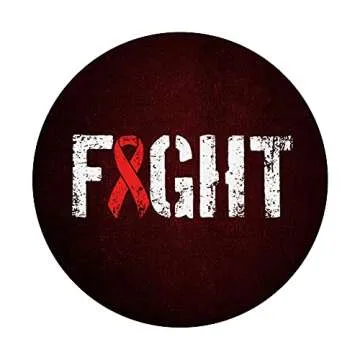 Red Awareness PopSockets for Heart Disorder Support