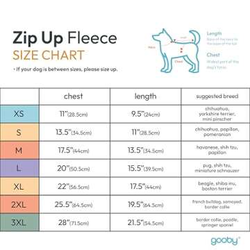 Gooby Zip Up Fleece Dog Sweater - Pink, X-Large - Warm Pullover Fleece Step-in Dog Jacket with Dual ...