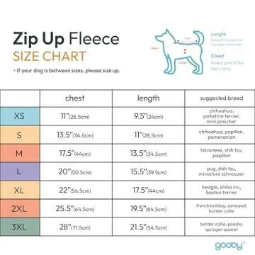 Gooby Zip Up Fleece Dog Sweater - Pink, X-Large - Warm Pullover Fleece Step-in Dog Jacket with Dual ...