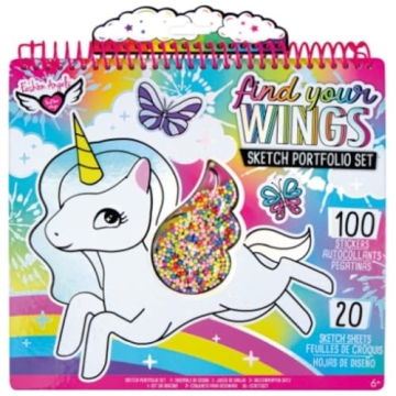 Fashion Angels Unicorn Coloring Sketch Book for Kids