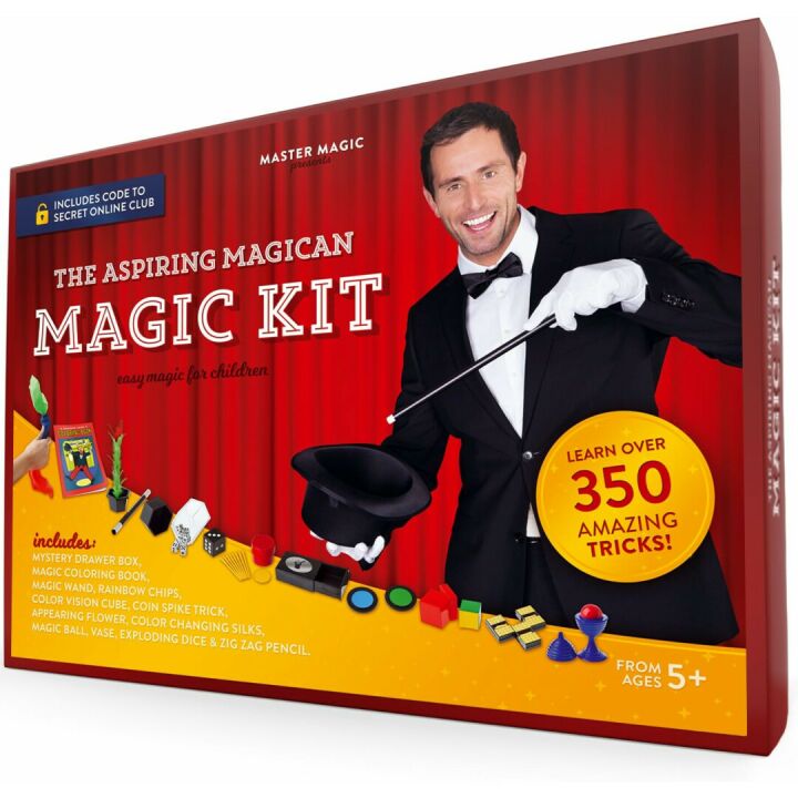 MasterMagic Magic Kit - Easy Magic Tricks for Children - Learn Over 350 Spectacular Tricks with This Magic Set - Ideal for Beginners and Kids of All Ages!