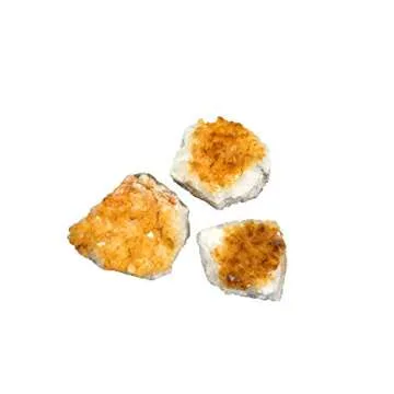 1 (One) Citrine Cluster - Citrine Cluster 1-2 lb Power Stone- Rock Paradise Exclusive COA (AMC1A)