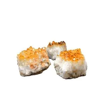 1 (One) Citrine Cluster - Citrine Cluster 1-2 lb Power Stone- Rock Paradise Exclusive COA (AMC1A)