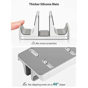 JARLINK 3-in-1 Vertical Laptop Stand for All Devices