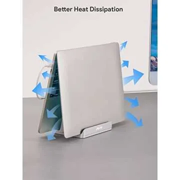 JARLINK 3-in-1 Vertical Laptop Stand for All Devices