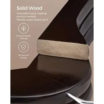 SONGMICS Wooden Hangers, 20-Pack Wood Coat Hangers with Shoulder Notches, Swivel Hook, Non-Slip for Jackets, Shirts, Suits, Brown and Silver UCRW05K-20