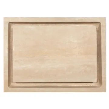 Eden Bath Rectangular Infinity Pool Stone Sink - Beige