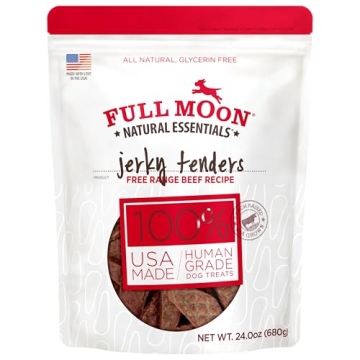 Full Moon All Natural Beef Jerky Tenders for Dogs 24 oz