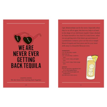 Taylor Swift Inspired Cocktail Recipe Book for Fans