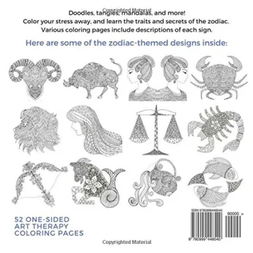 Zodiac Signs Revealed Coloring Book for Adults