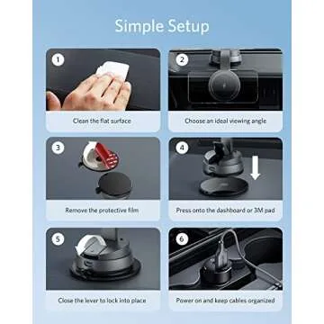 Anker Magnetic Wireless Charger for iPhone 16/15 - MagGo Car Mount