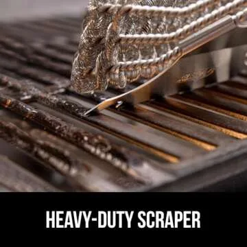 Gorilla Grip No Bristle Grill Brush for Safe Cleaning