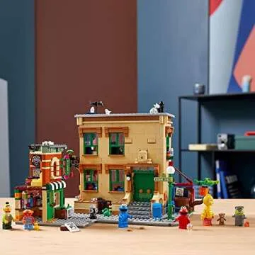 LEGO Ideas 123 Sesame Street 21324 Building Kit - Nostalgic Fun with Elmo and Friends!